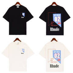 Rhude Race The High Desrt T-Shirt Tee Black White