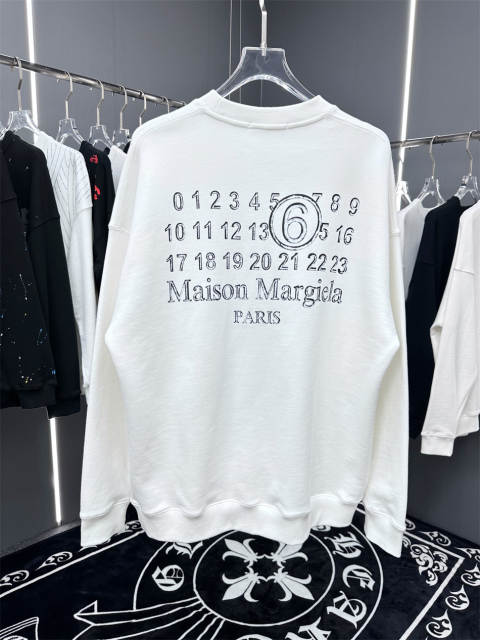 Maison Margiela MM6 Mumbers Sweatshirt Black White