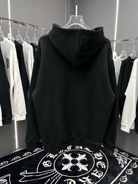 Maison Margiela MM6 Upside Down Logo Hoodie Black White
