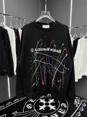 Maison Margiela MM6 Slash Ink Mumbers Sweatshirt Black White