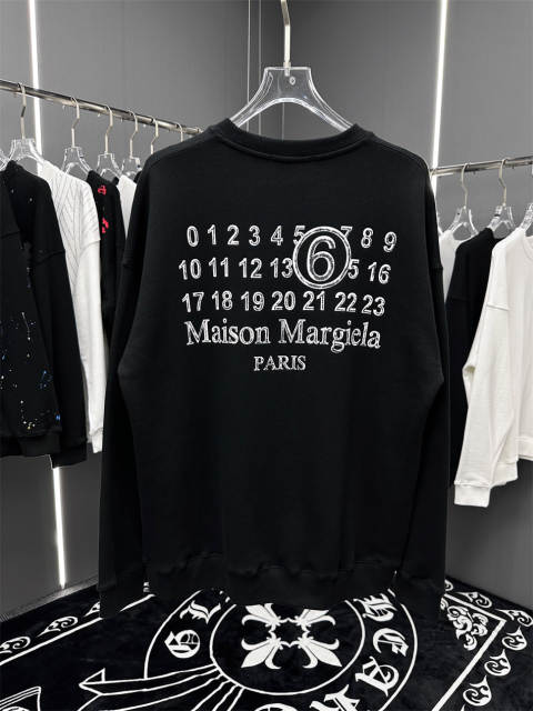 Maison Margiela MM6 Mumbers Sweatshirt Black White