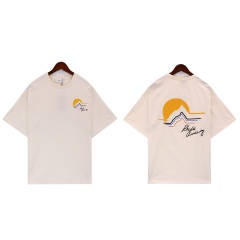 Rhude Sunset T-Shirt Tee Black Beige