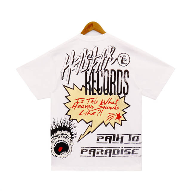 Hellstar Records Hollywood T-Shirt Black White