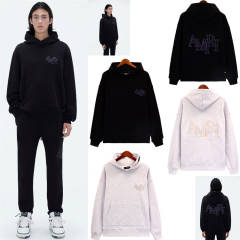 23FW Hoodie & Pants Tracksuit Black Gray