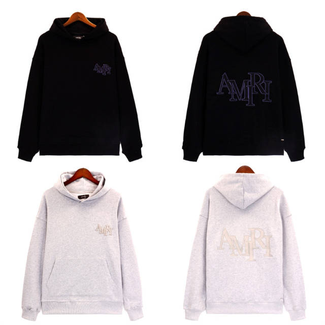 23FW Hoodie & Pants Tracksuit Black Gray