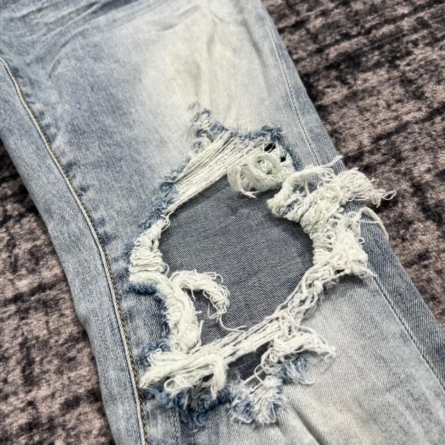 1:1 Quality PURPLE BRΑND Indigo Denim Jeans 23SS Pants Men P002 Slim Clean Fits