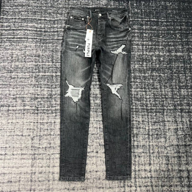 1:1 Quality PURPLE BRΑNDBlack Jeans 23SS Pants Men P002 Slim Clean Fits