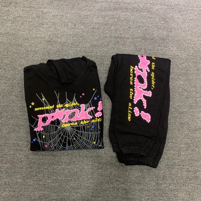Spider Worldwide Blue kids set hoodie pants