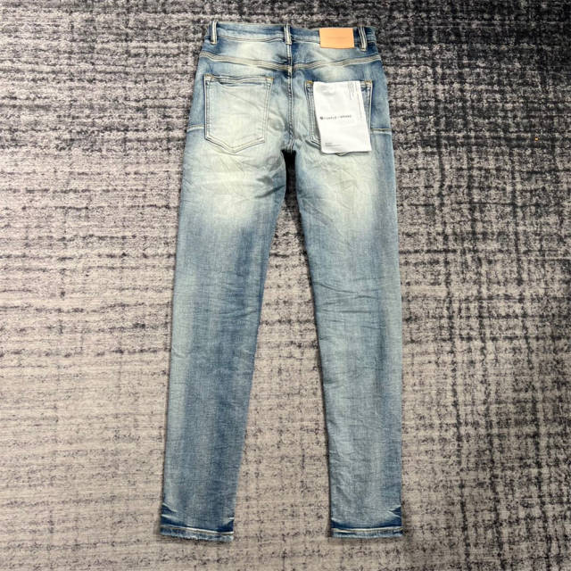 1:1 Quality PURPLE BRΑND Destroyed Jeans 23SS Pants Men P002 Slim Clean Fits