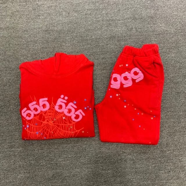 Spider Worldwide Blue kids set hoodie pants