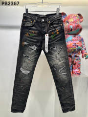 1:1 Quality Purple Brand Denim Jeans 23SS Pants Men P002 Black
