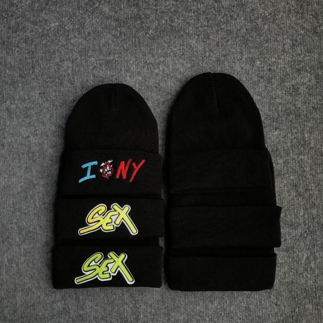 Chr0me  Hearts SEX Beanie Green/Yellow
