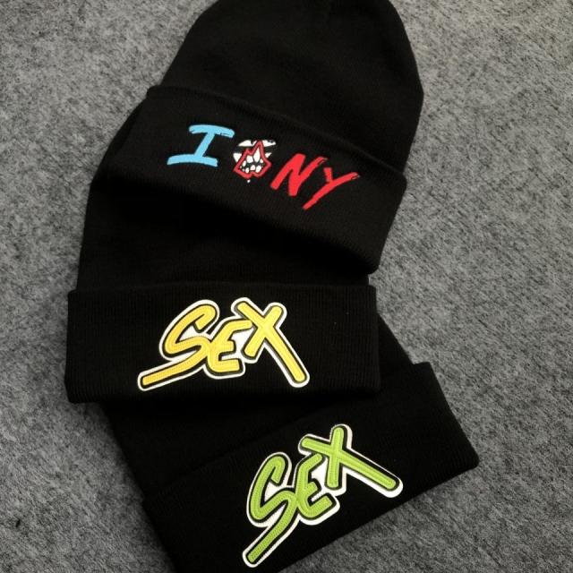 Chr0me  Hearts SEX Beanie Green/Yellow