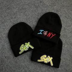 Chr0me  Hearts SEX Beanie Green/Yellow
