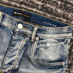 1:1 Quality PURPLE BRΑND Destroyed Jeans 23SS Pants Men P002 Slim Clean Fits