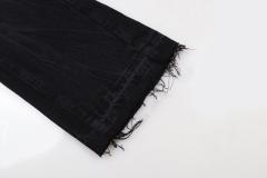 Gallery Dept Washed Flared Black and Blue Patchwork Jeans Pants