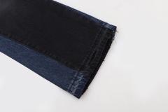 Gallery Dept Washed Flared Black and Blue Patchwork Jeans Pants
