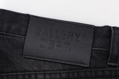 Gallery Dept Washed Flared Black and Blue Patchwork Jeans Pants