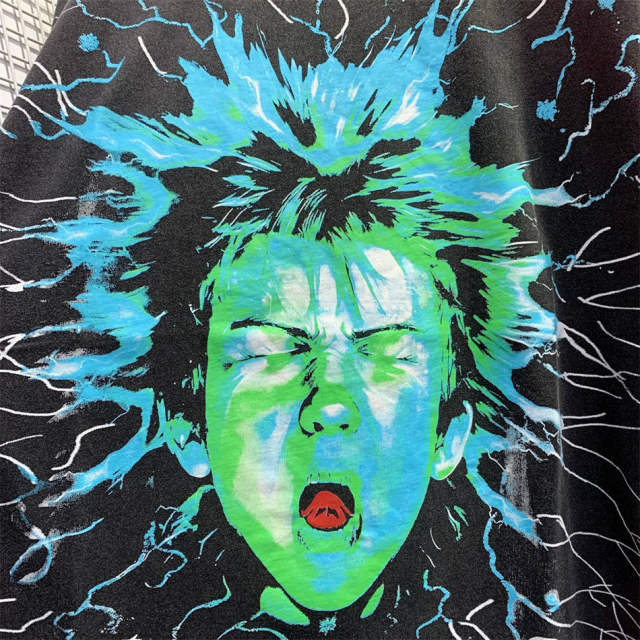 Hellstar Studios Electric Shock Graphic Tee T-Shirt Black