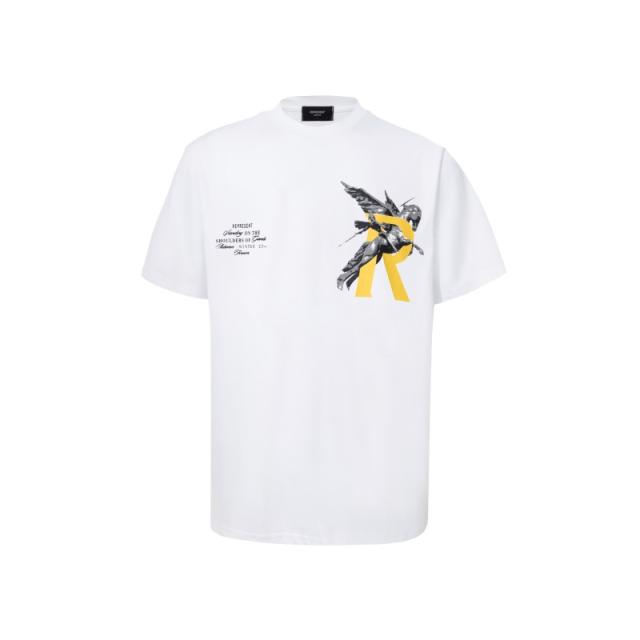 Represent Knight Lance & Steed Vintage Print Replica T-Shirts White Black