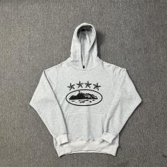 Corteiz Alcatraz 4th Anniversary Fleece Tracksuit Hoodie Pants Black Gray White Blue