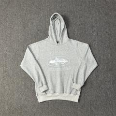 Corteiz Classic Alcatraz Base Fleece Tracksuit Hoodie Sweatpants Black White Gray Blue