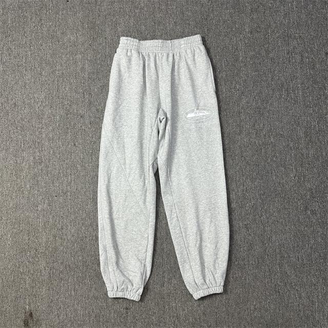 Corteiz Classic Alcatraz Base Fleece Tracksuit Hoodie Sweatpants Black White Gray Blue