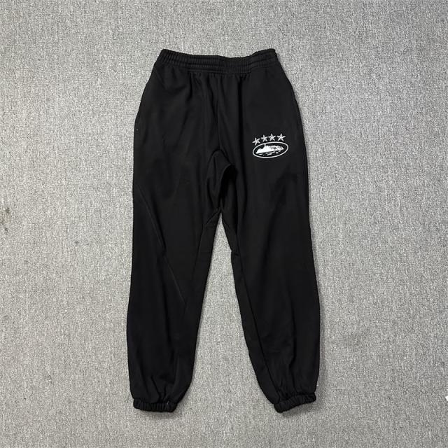 Corteiz Alcatraz 4th Anniversary Fleece Tracksuit Hoodie Pants Black Gray White Blue