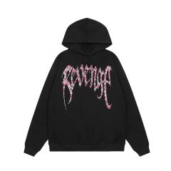 Revenge Hearts Hoodie Black Gray