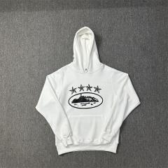 Corteiz Alcatraz 4th Anniversary Fleece Tracksuit Hoodie Pants Black Gray White Blue