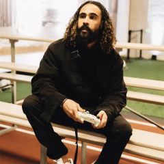 FEAR OF GOD 6th Suede Workwear Jacket Black Beige