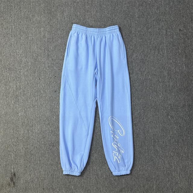 Corteiz Alcatraz 4th Anniversary Fleece Tracksuit Hoodie Pants Black Gray White Blue
