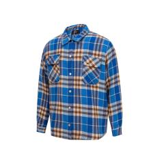 Represent Flannel Plaid Shirt Blue