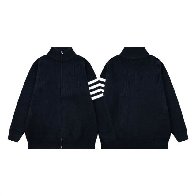 Thom Browne Knit Jacket Black