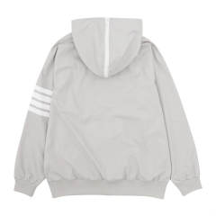 Thom Browne Nylon Jacket Navy Blue Gray