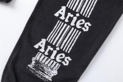 Saint Michael Washed Black Hoodie with Roman Architecture Print