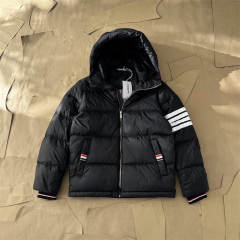 Thom Browne Puffer Down Jacket Black Gray