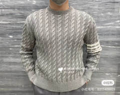 Thom Browne Sweater White Blue Gray