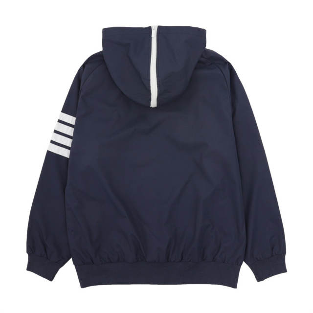 Thom Browne Nylon Jacket Navy Blue Gray