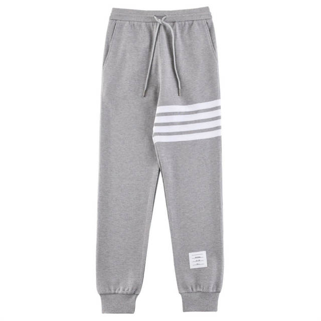 Thom Browne Waffle Hoodies Gray/Navy Blue/Green