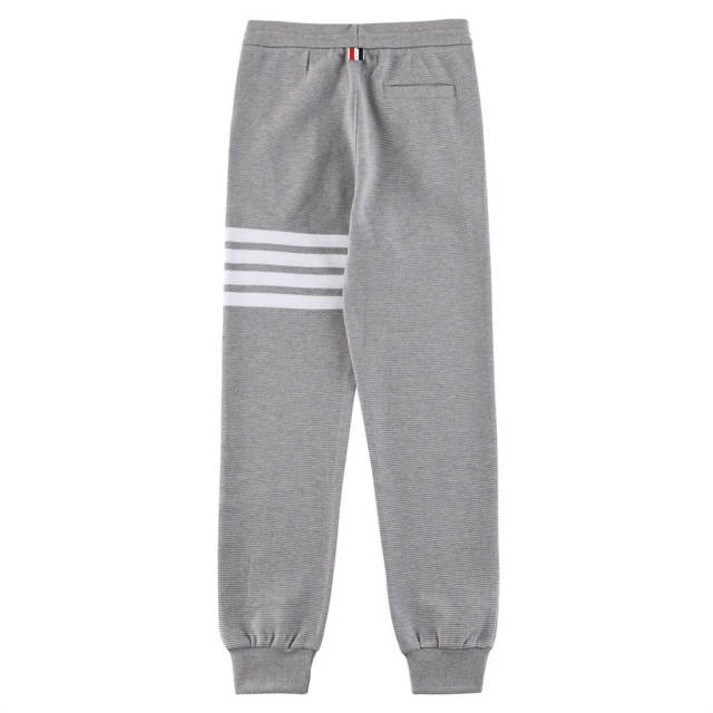Thom Browne Waffle Hoodies Gray/Navy Blue/Green