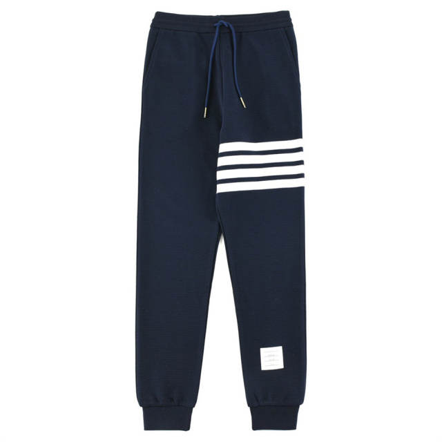Thom Browne Waffle Hoodies Gray/Navy Blue/Green