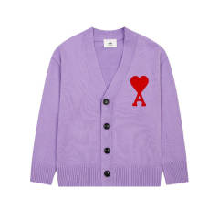 Ami Knit Sweater Luxe Knit Cardigan Sweater