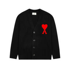 Ami Knit Sweater Luxe Knit Cardigan Sweater