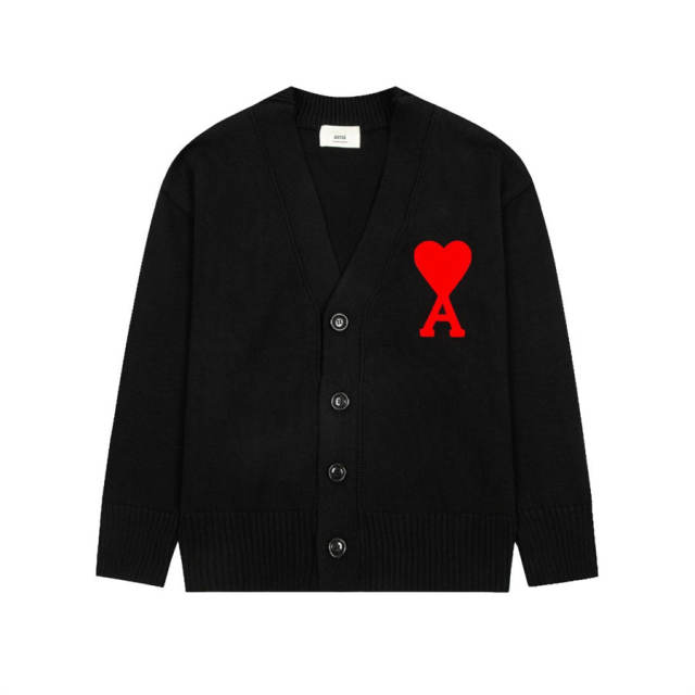 Ami Knit Sweater Luxe Knit Cardigan Sweater