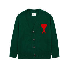 Ami Knit Sweater Luxe Knit Cardigan Sweater