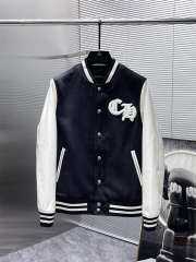 Chr0me Hearts Towel Embroidery Horseshoe Logo Varsity Jacket Reps