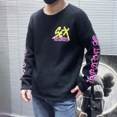 Chr0me Hearts CH Sex Record Long Sleeve Sweater Black