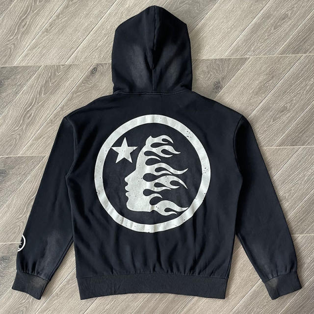 Hellstar Studios Vintage Washed Tracksuit Gray Hoodie Pants