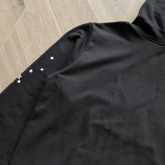 1:1 Quality Spider Worldwide Black I Love Hoodie Black
